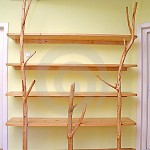 Стеллаж для книжек в экологическом стиле
