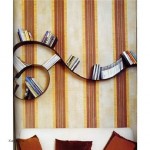 Фигурная полка для книг