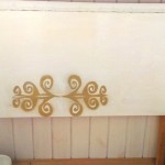 Столик на балконе в собранном виде